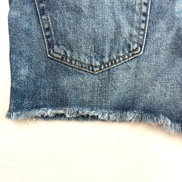 Urban Outfitter BDG ButtonFly Midrise Raw Hem 100% Cotton Breezy Jean Short (27) - Picture 9 of 16
